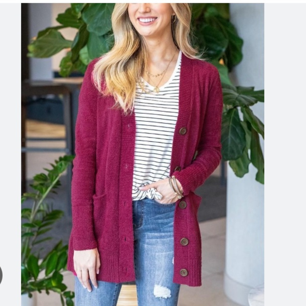 Grace and Lace bambu grandpa cardi